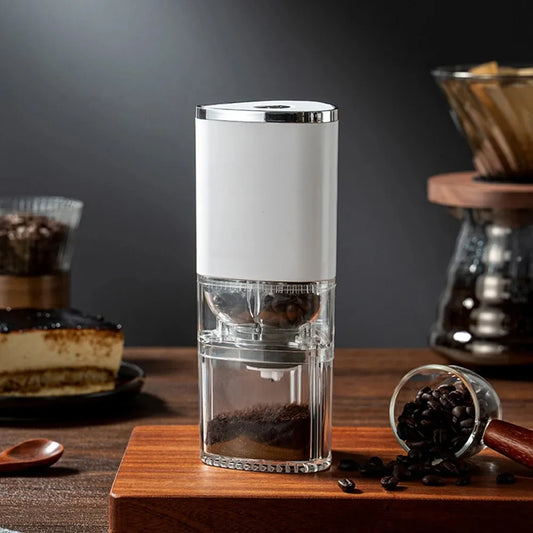 Electric Coffee Grinder Coffee Bean Grinder Cafe Automatic Portable USB Rechargeable Food Crusher For Drip Coffee Kitchen Gadgets